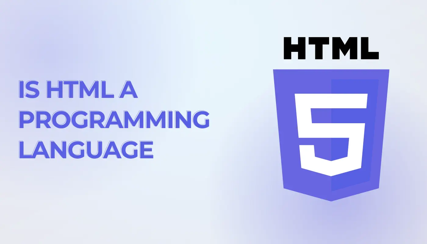 Is HTML a Programming Language